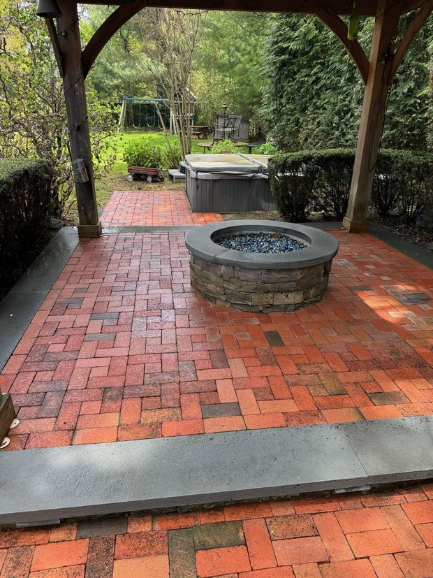 Pressure washing services - after