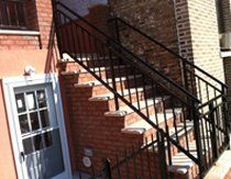 wrought iron and railings