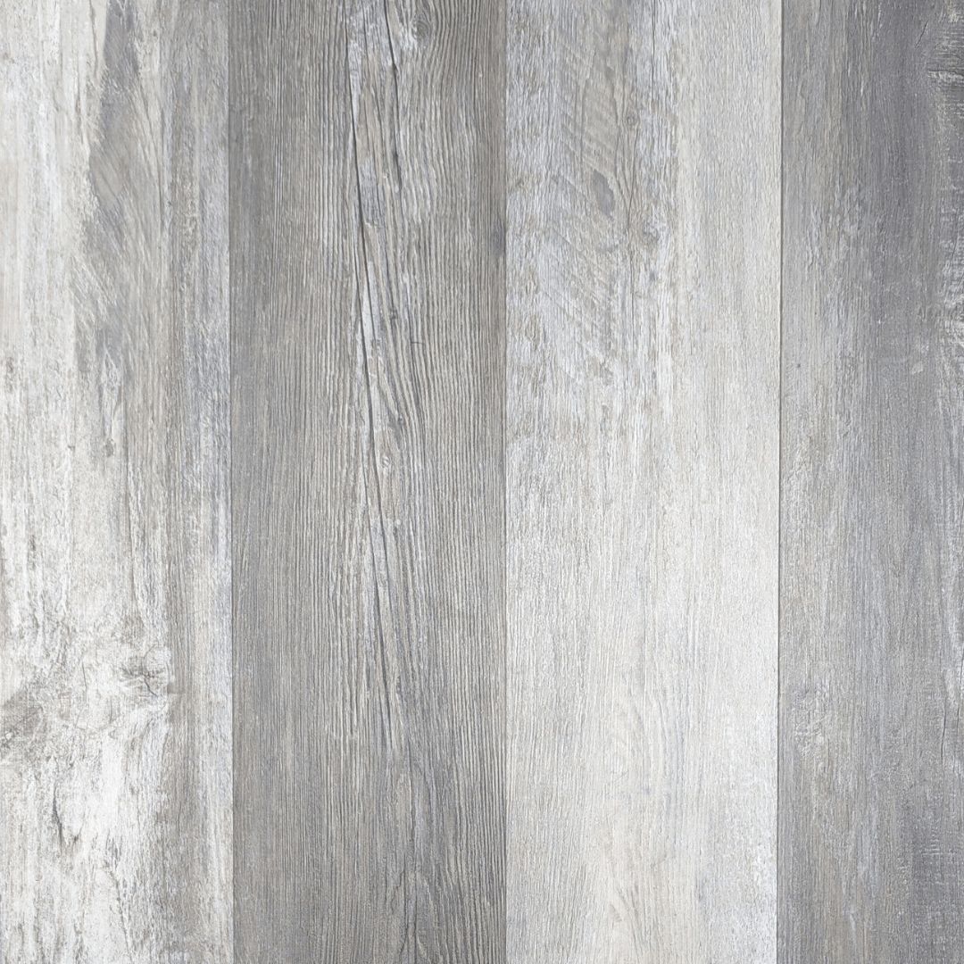 Weathered Gray Vinyl Plank Flooring