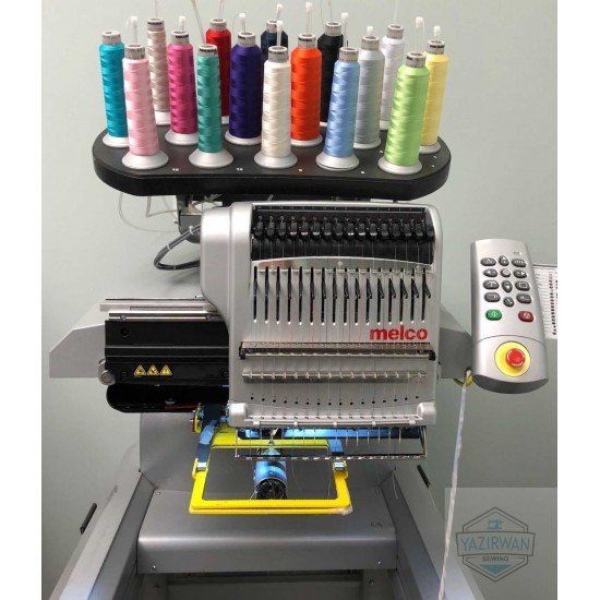 A machine that has the word melco on it