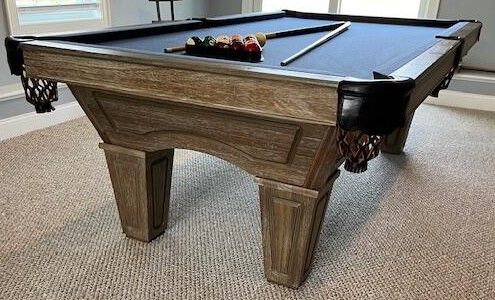 Black Allenton billiard table