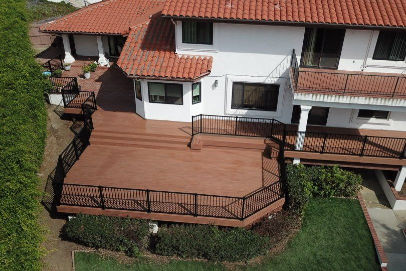 Wooden deck