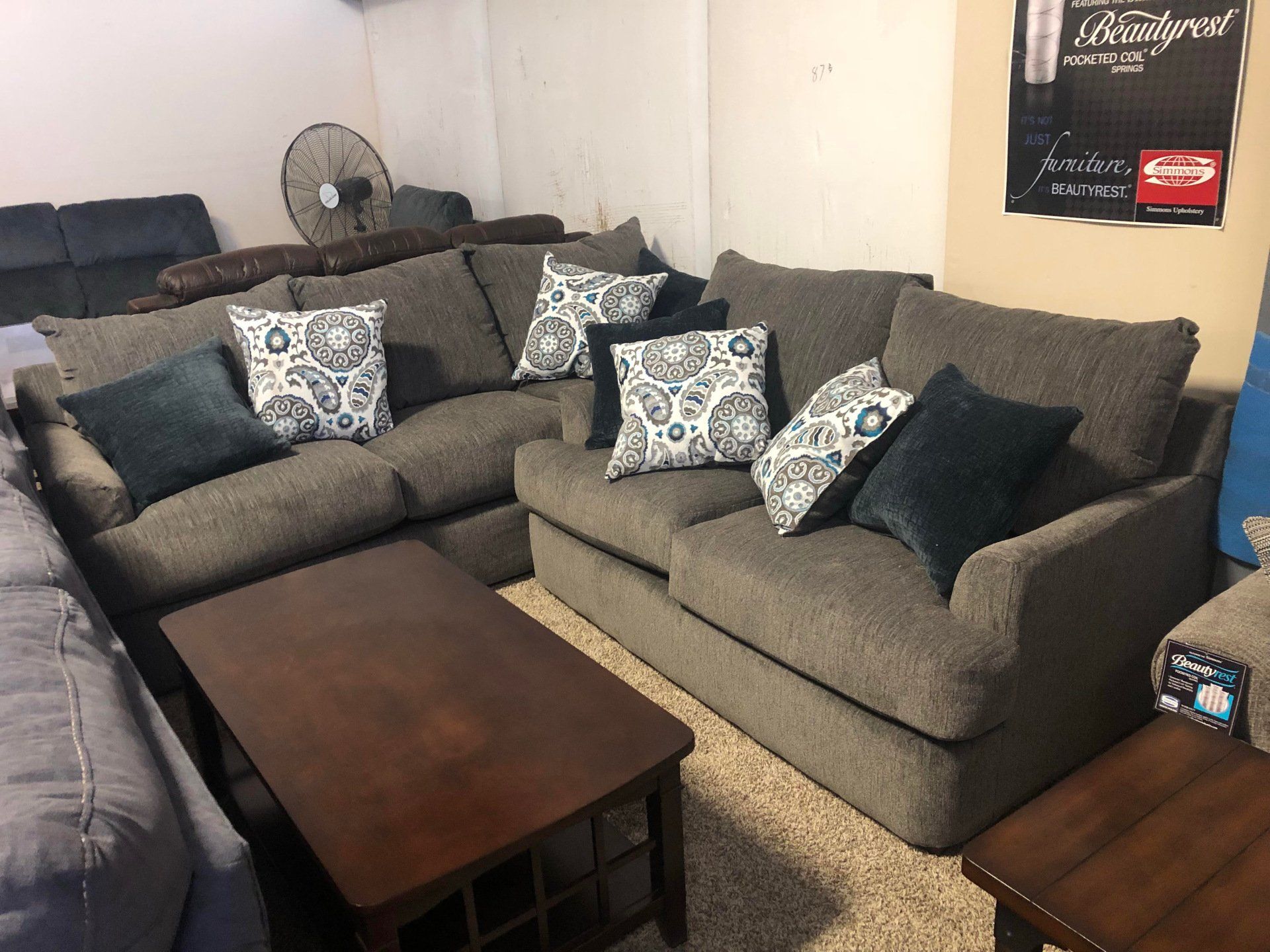 Cloth Sectionals Mattress & Furniture Express Roseville CA