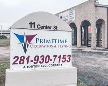 A Primetime Health and Wellness sign outside.