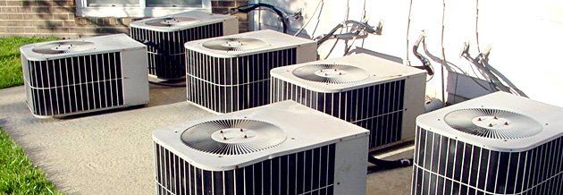 Group of A/C units outdoors