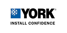York install confidence logo on a white background