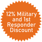 12% Military and 1st Responder Discount