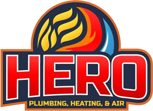 Hero Plumbing, Heating & Air Logo
