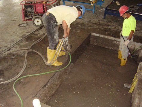 Concrete drilling