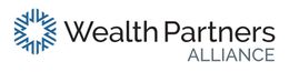 Wealth Partners Alliance logo with blue snowflake icon and black text