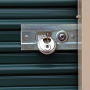 lock on a mini storage door