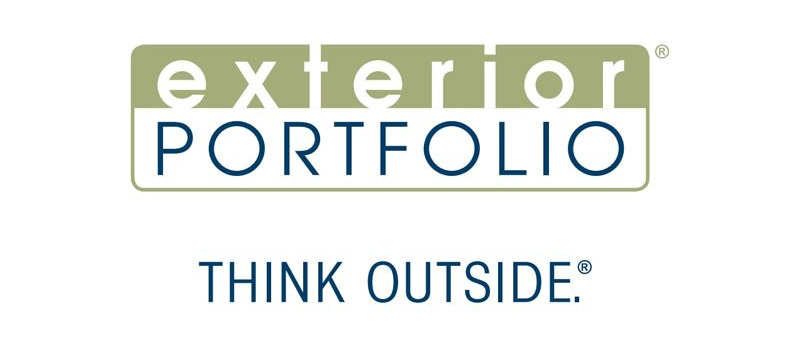 Logo for Exterior Portfolio, featuring the text 