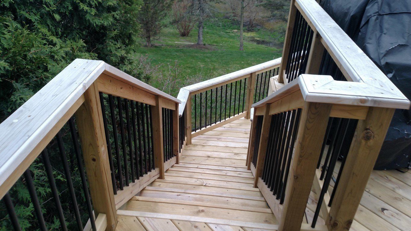 Deck stairs