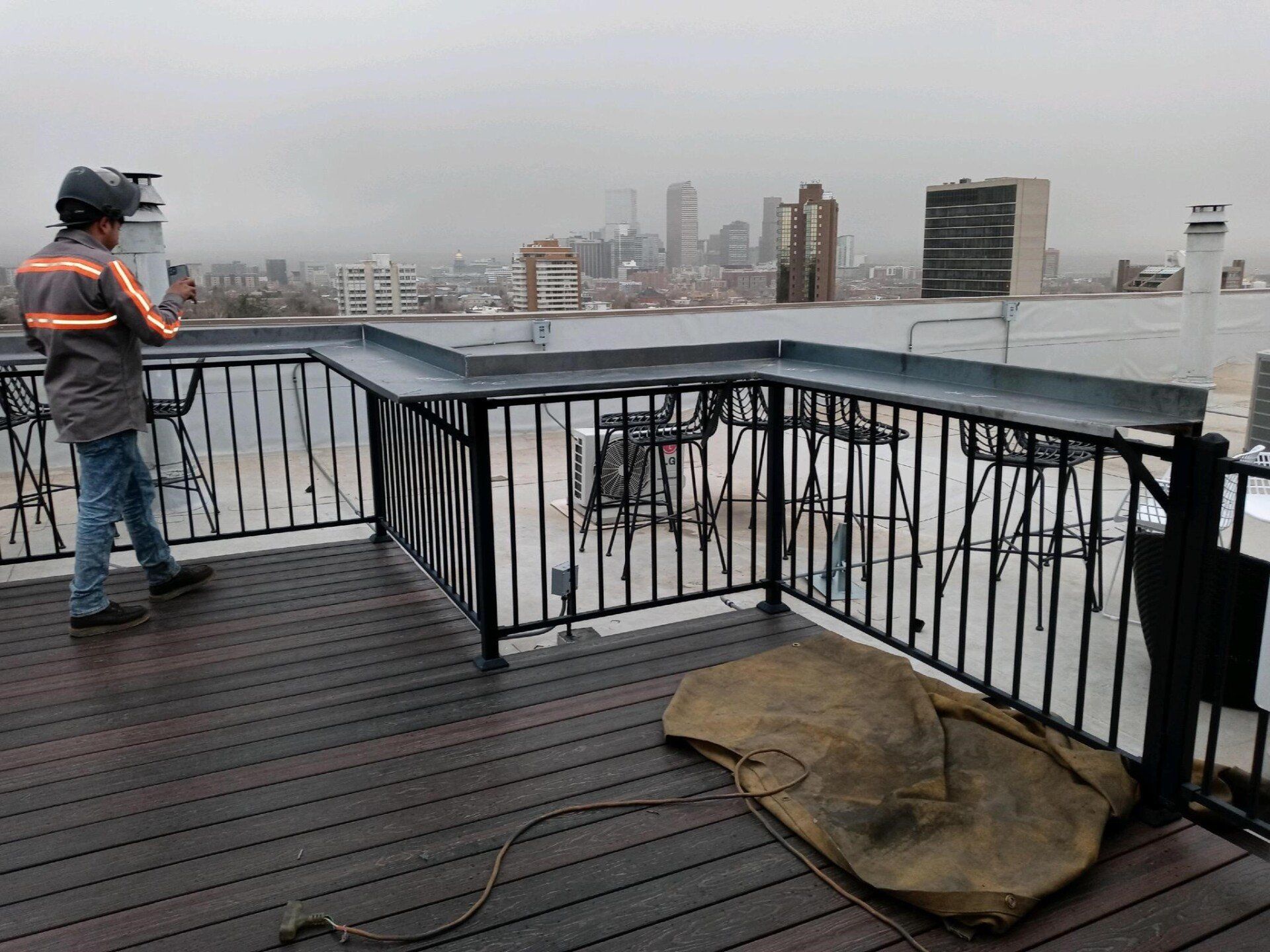 Commercial Railing Roof Top