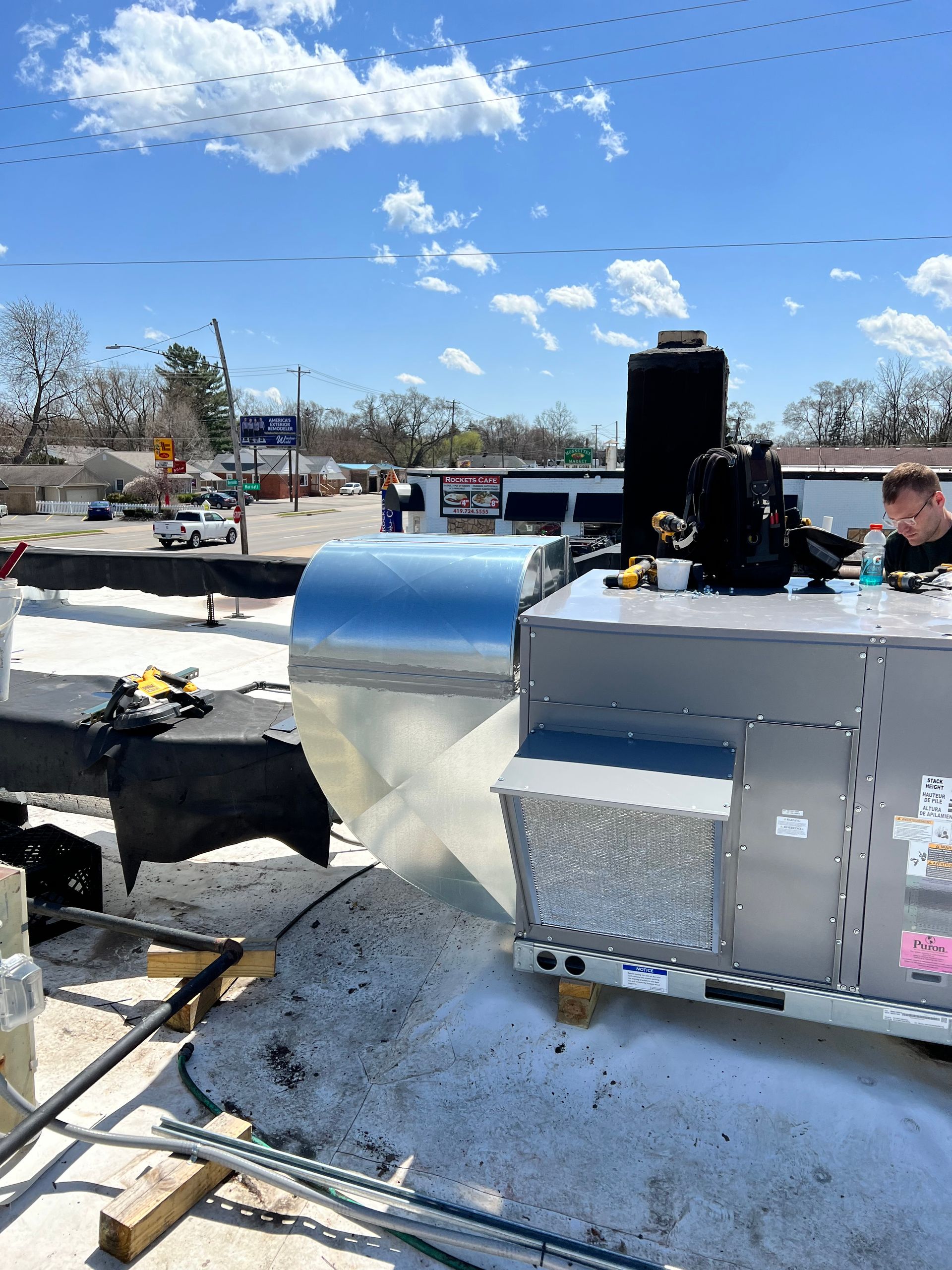 commercial heating system