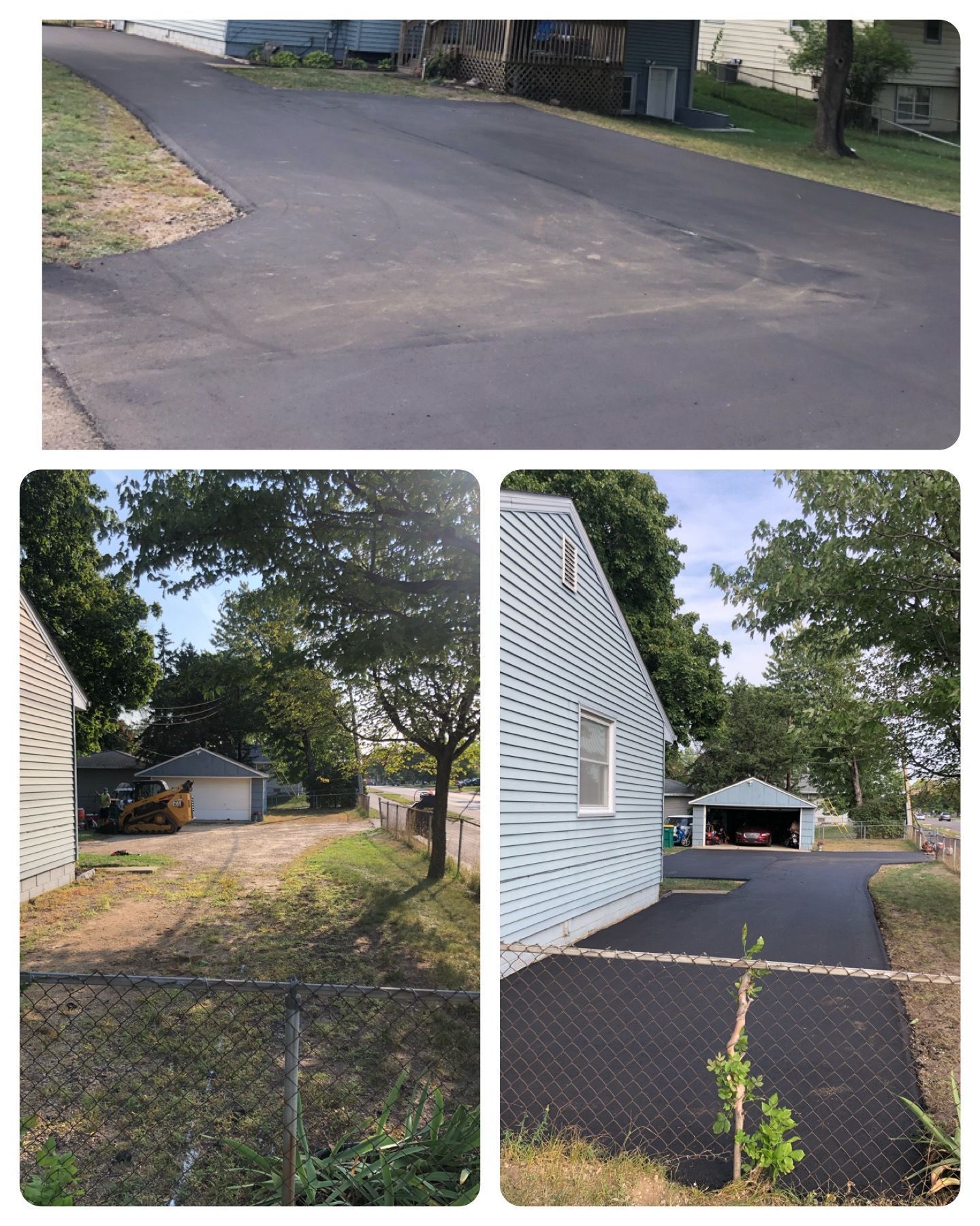 Driveway asphalt paving