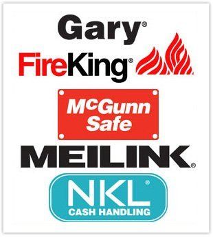 Gary, Fireking, McGunn Safe, Meilink, NKL Cash Handling Logo