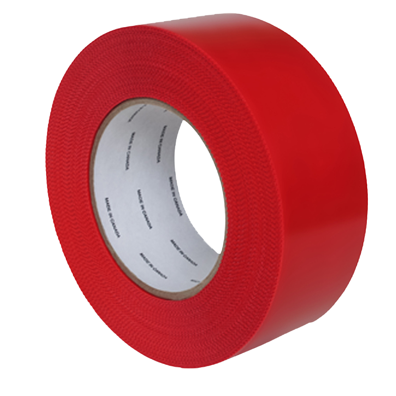 Red tape roll.