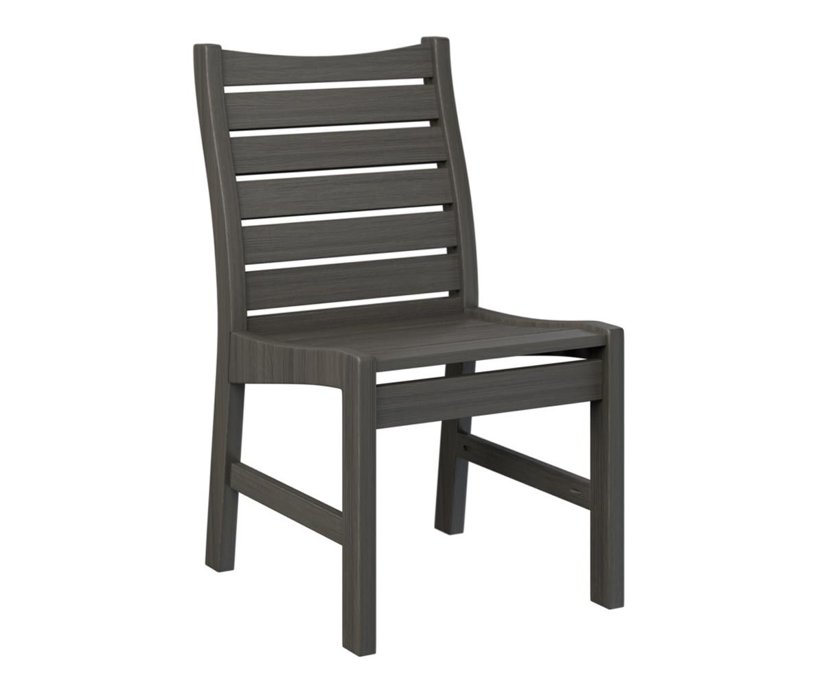 Bristol outdoor dining chair crafted from recycled plastic.