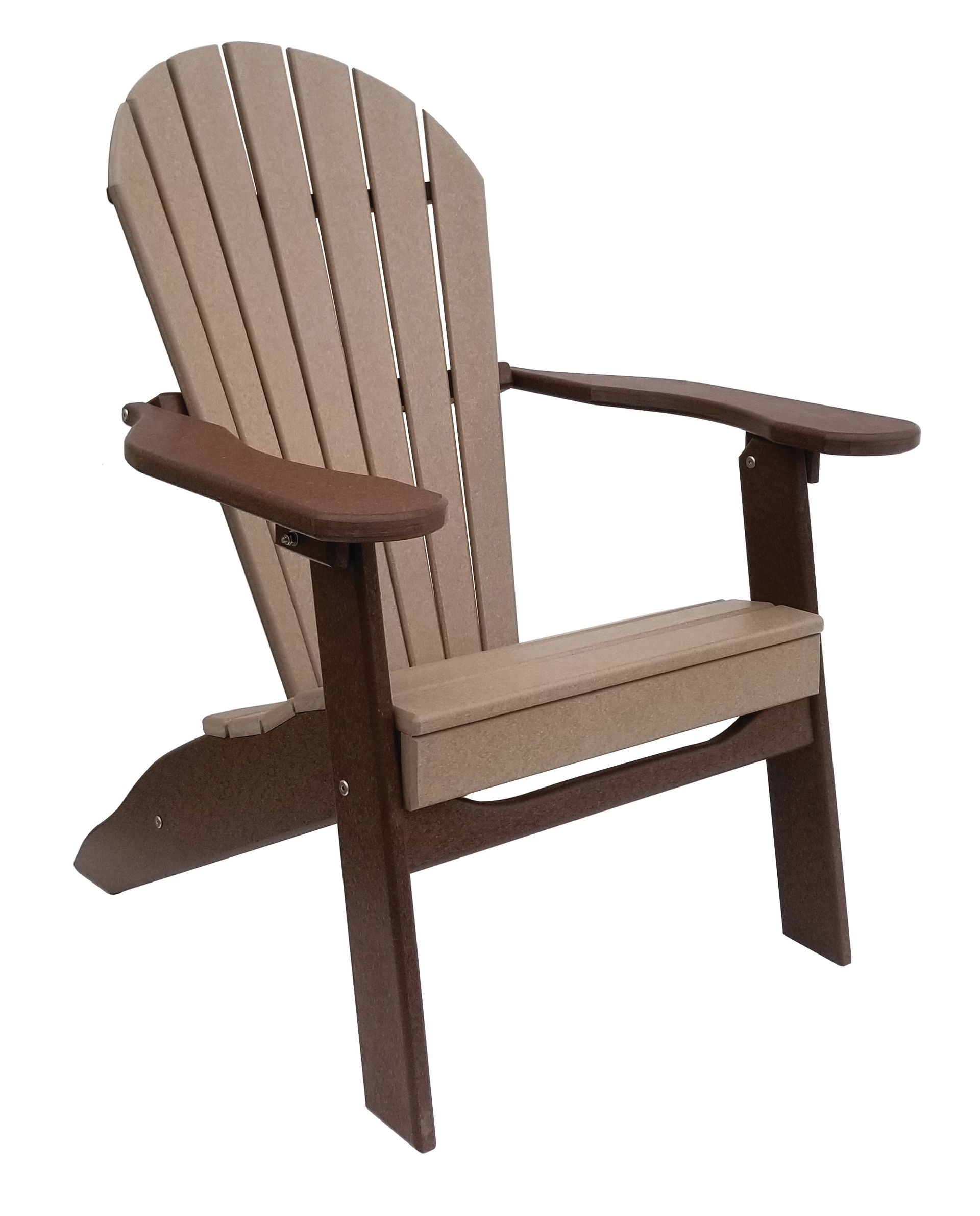 Comfy Folding Adirondack chair made from recycled plastic, available in Lewisburg, Pennsylvania.