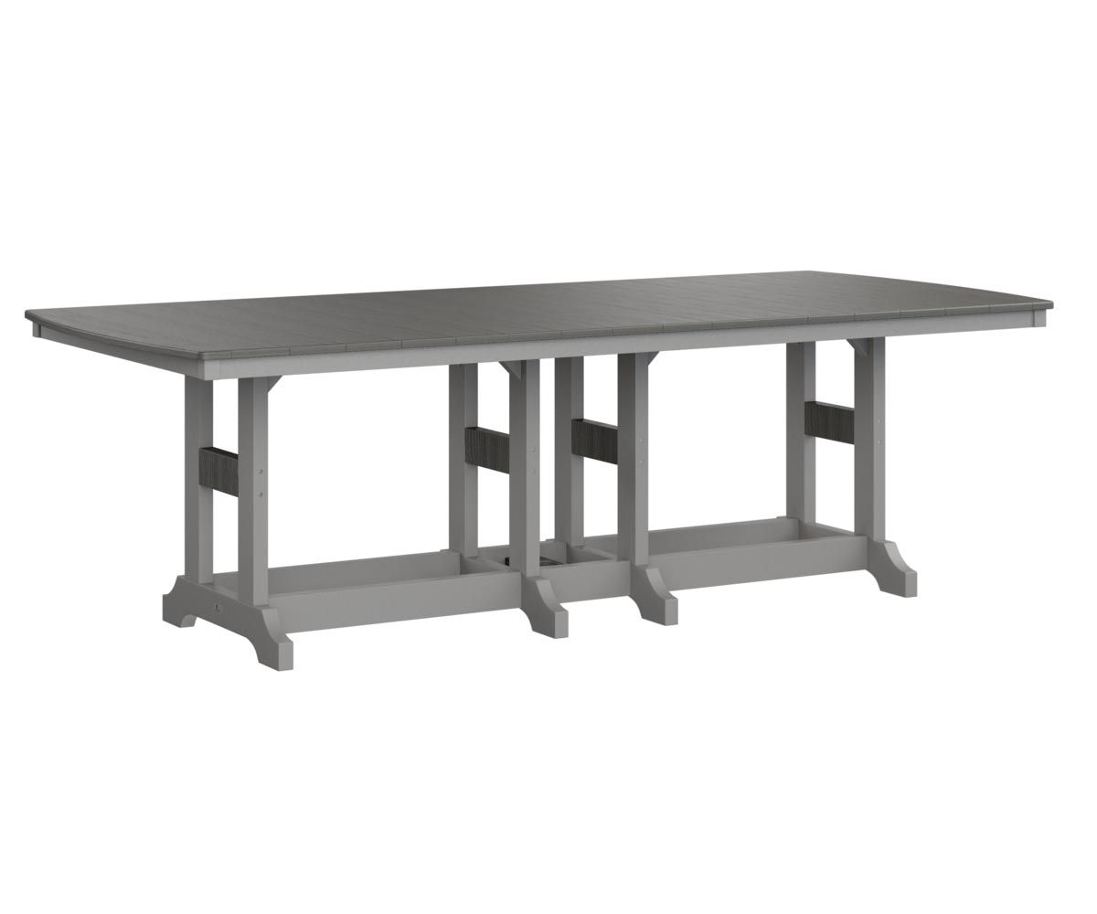 Garden Classic 44-by-96-inch rectangular recycled plastic patio dining table, available in Lewisburg, Pennsylvania.