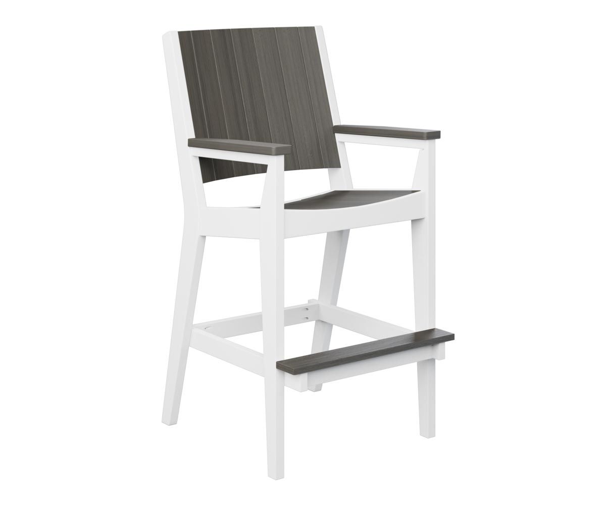 Mayhew Chat recycled plastic XT chair designed for elevated patio or deck seating.