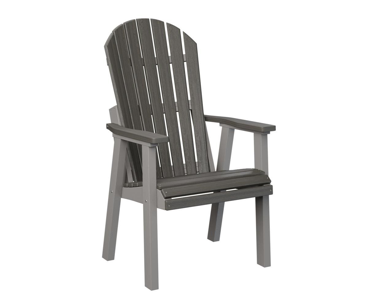 Comfo-Back deck chair made from recycled plastic for outdoor seating.