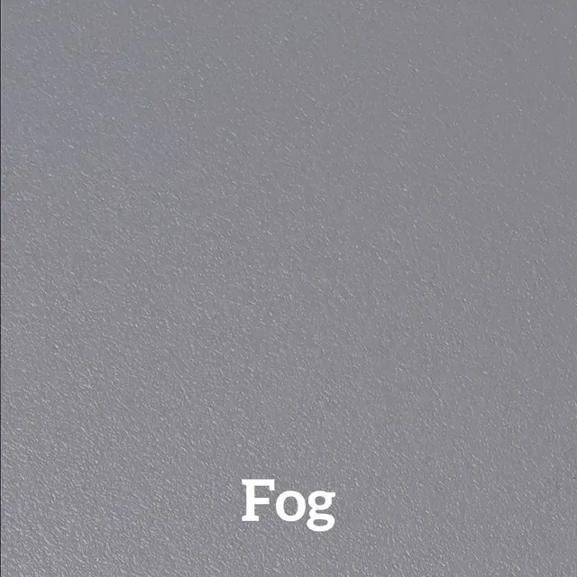 Solid gray background with the word