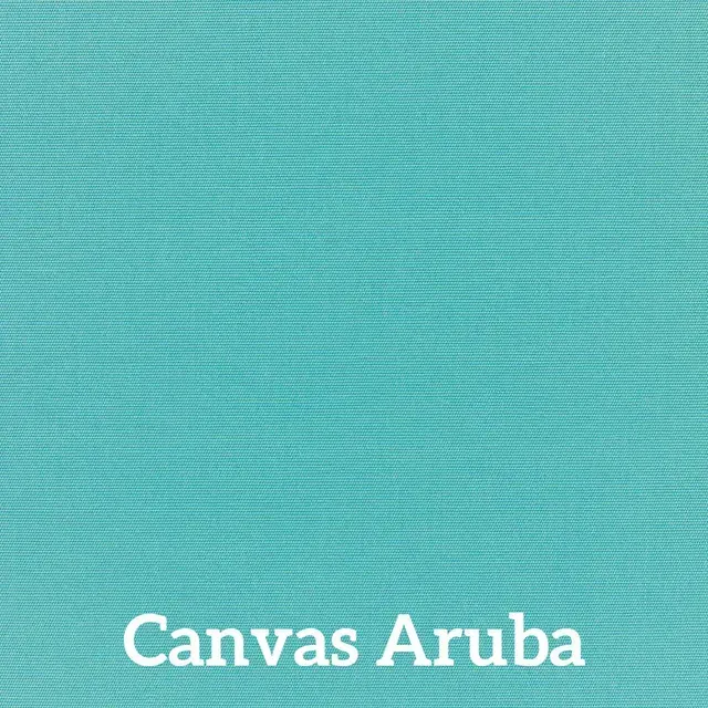 Solid turquoise fabric labeled