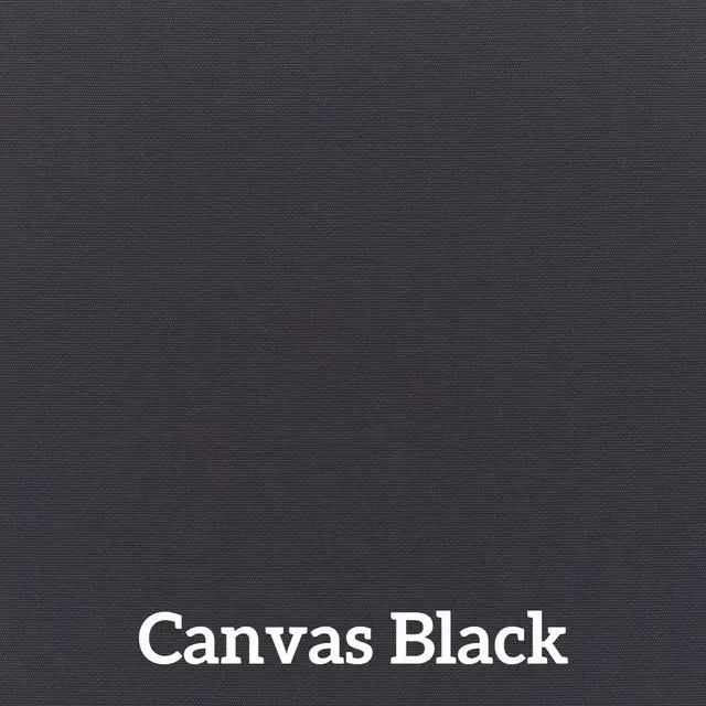 Black canvas fabric.