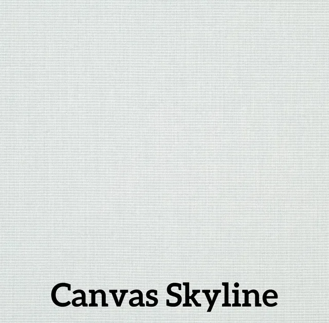 White fabric with a subtle grid pattern, labeled