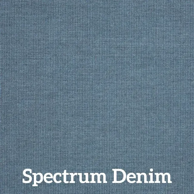Spectrum denim fabric, blue-gray color, textured surface.