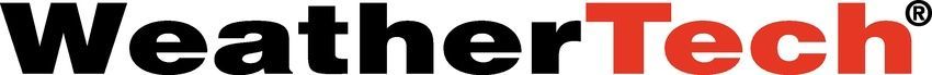 WeatherTech logo in black text, with