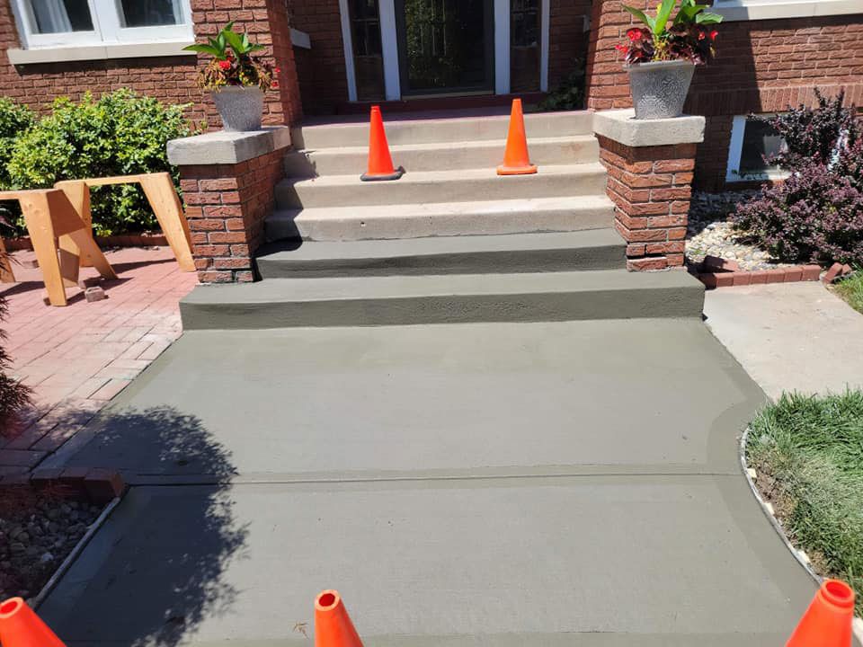 Concrete stoops