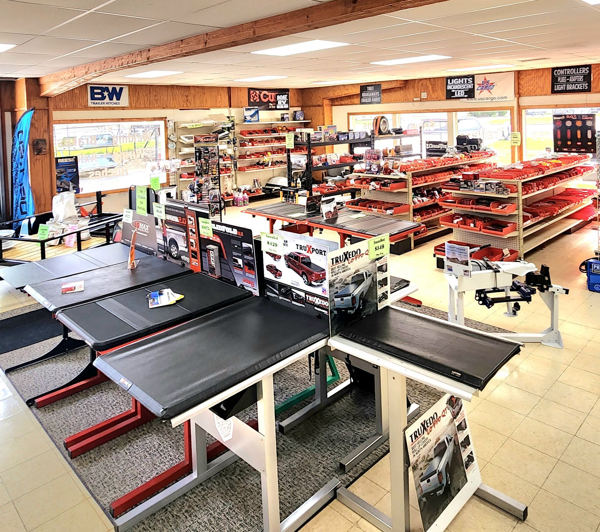 A store filled with lots of shelves and tables