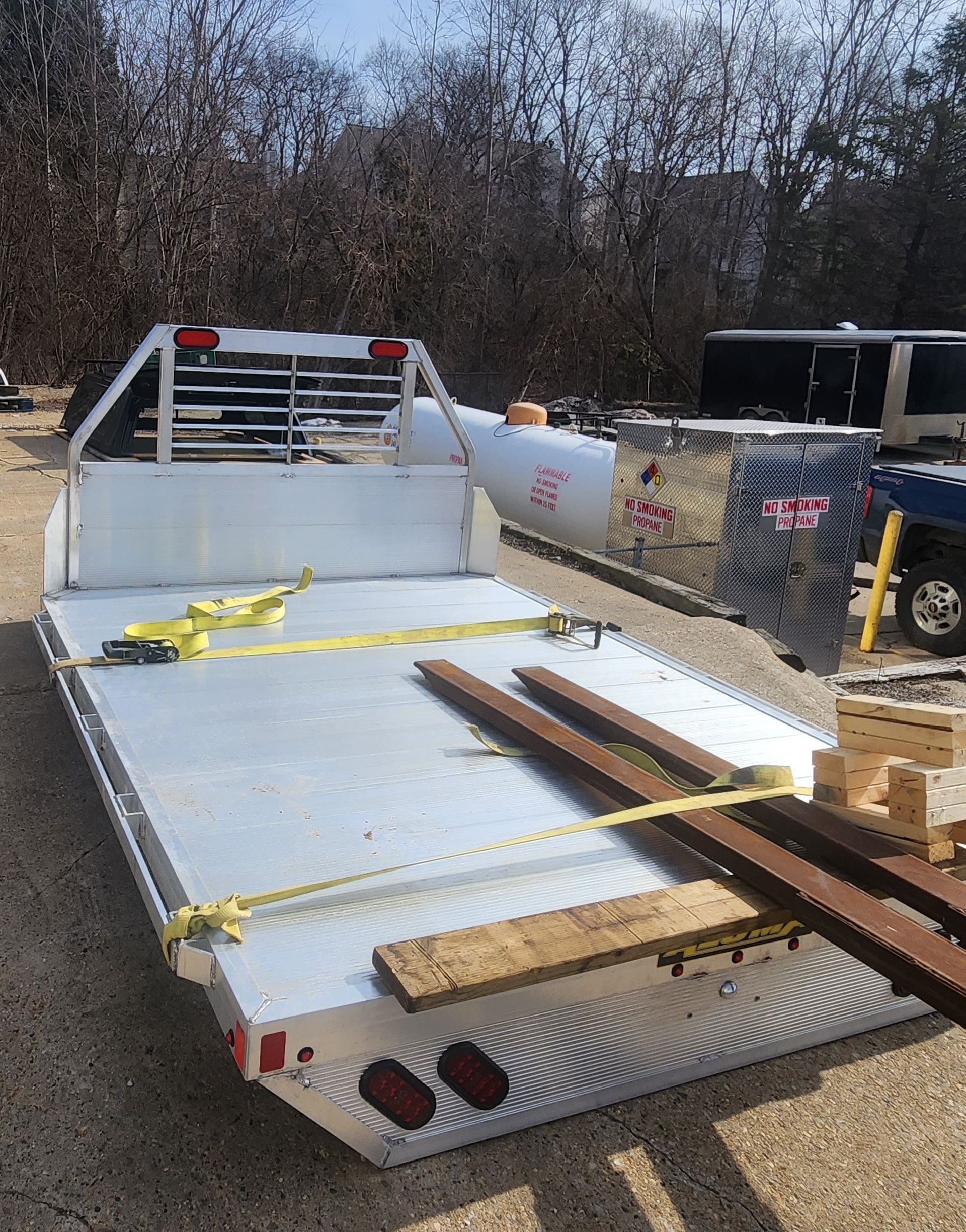 flatbed trailer