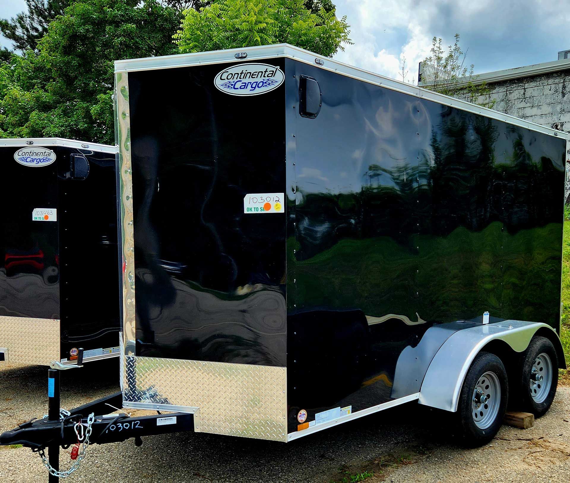 black Continental Cargo trailer