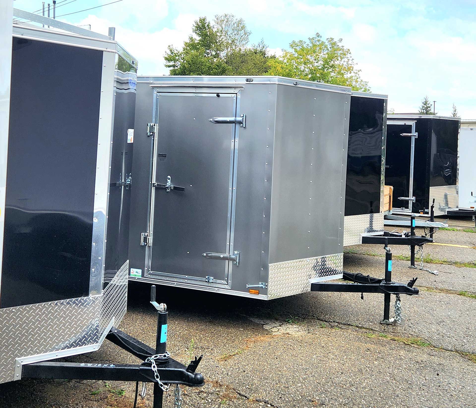 trailers in different colors