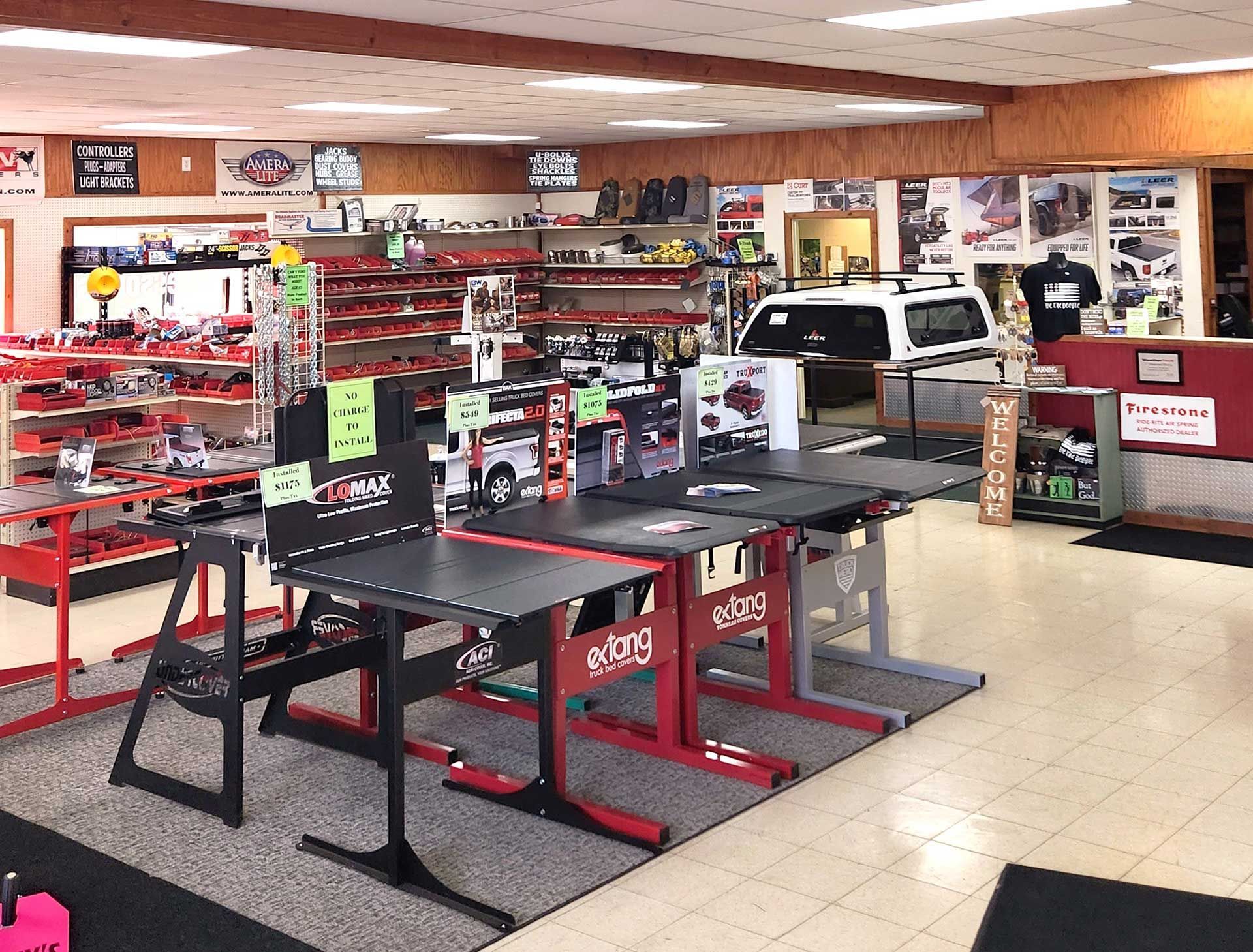 a wide selection of pickup truck accessories