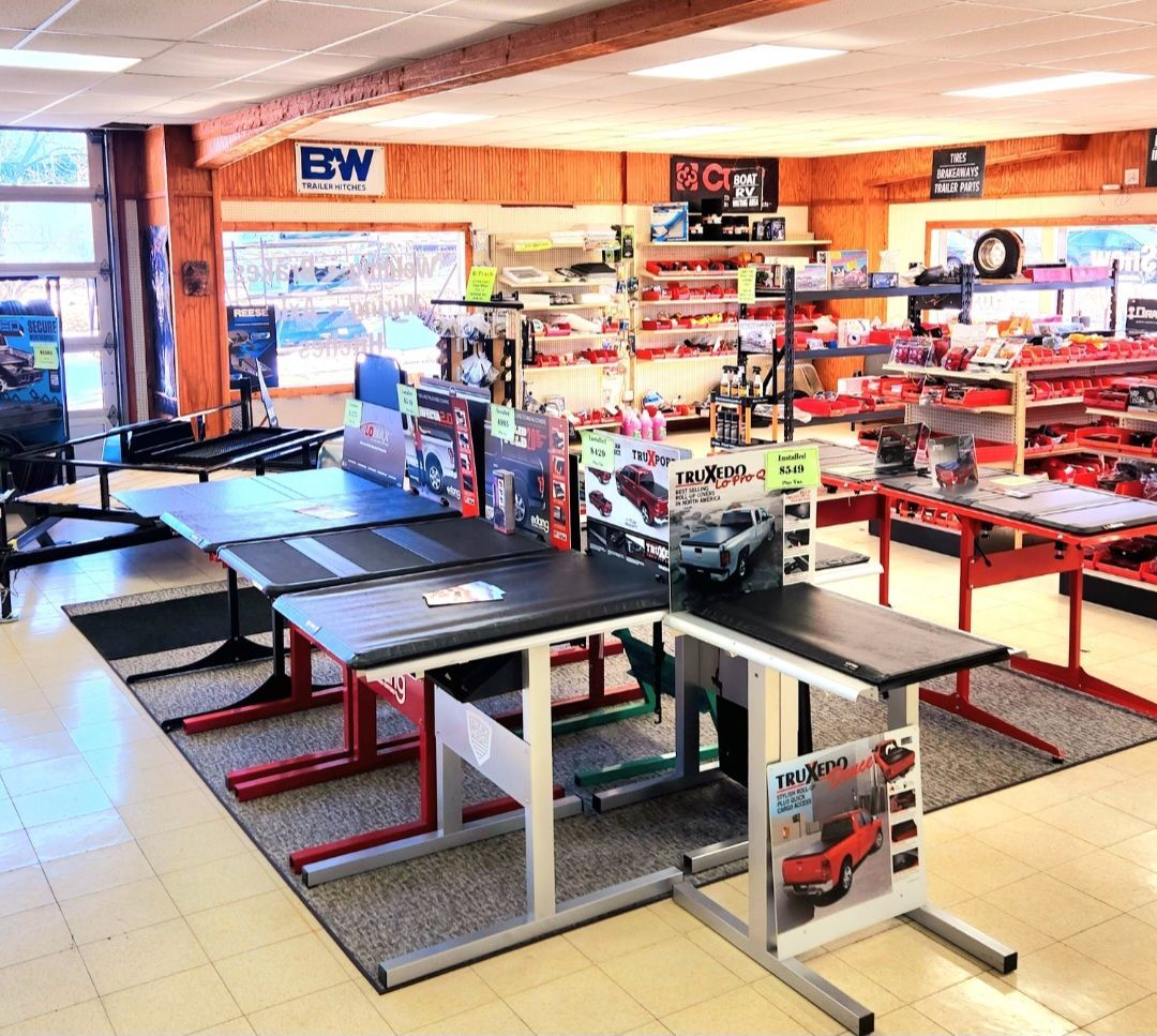 A store filled with lots of tables and shelves
