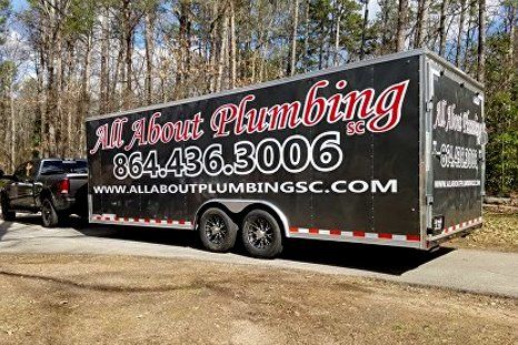 All About Plumbing SC Work Trailer