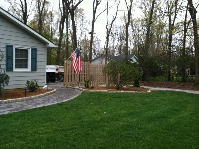 New Lawn Walkway