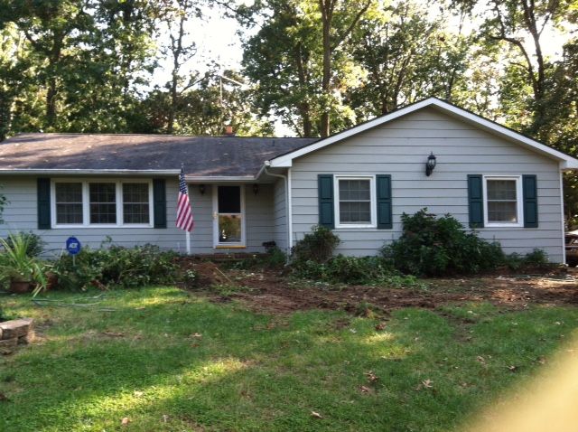New Lawn and Sidewalk