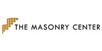 The Masonry Center logo, text to the right of a series of brick-like shapes.