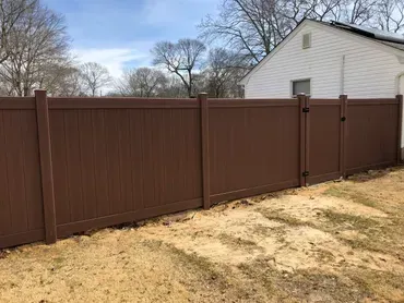 C-Teed PVC fence