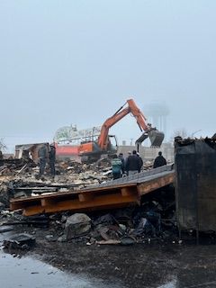 Building demolition