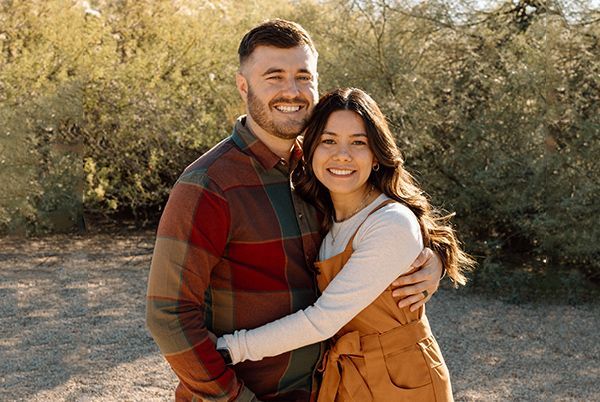 Tanner Riggs and his wife