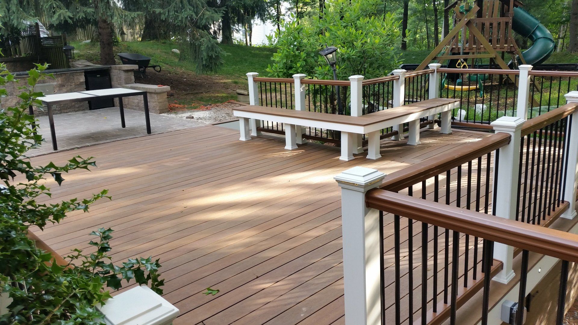 Newly remodeled deck