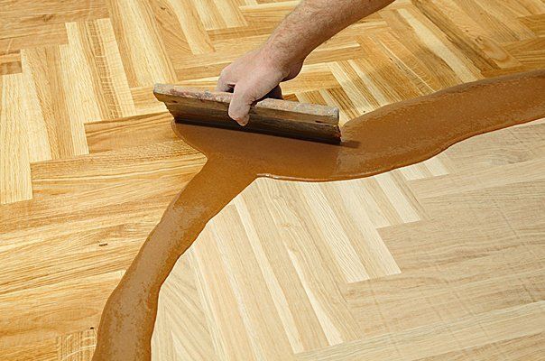 Hardwood floor refinishing