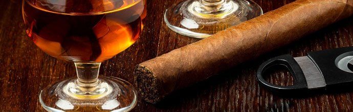 cigar with rum